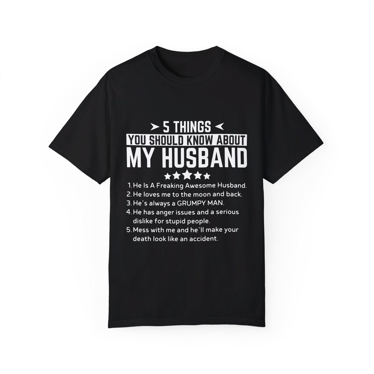 To My Wife | Unisex Garment-Dyed T-shirt