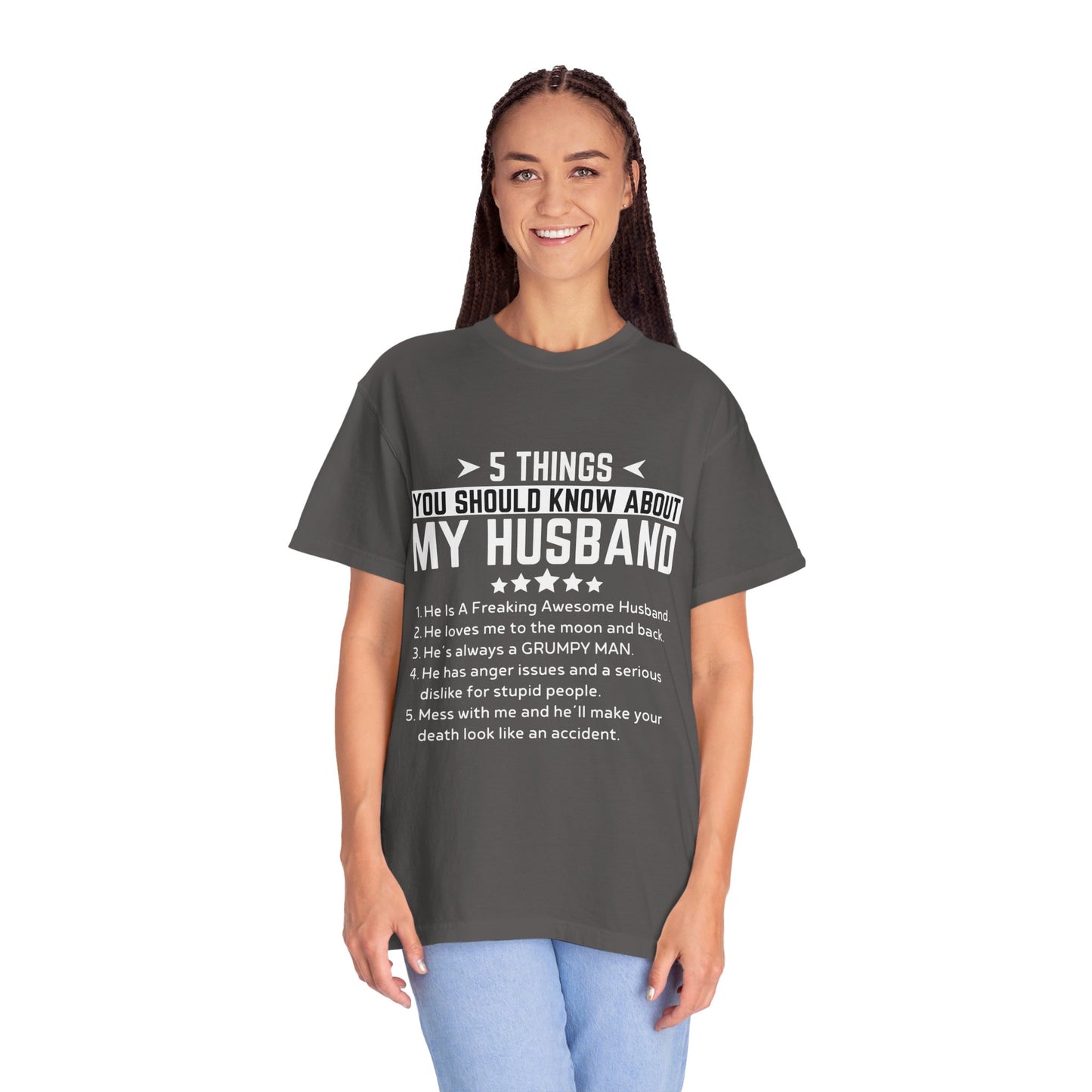 To My Wife | Unisex Garment-Dyed T-shirt