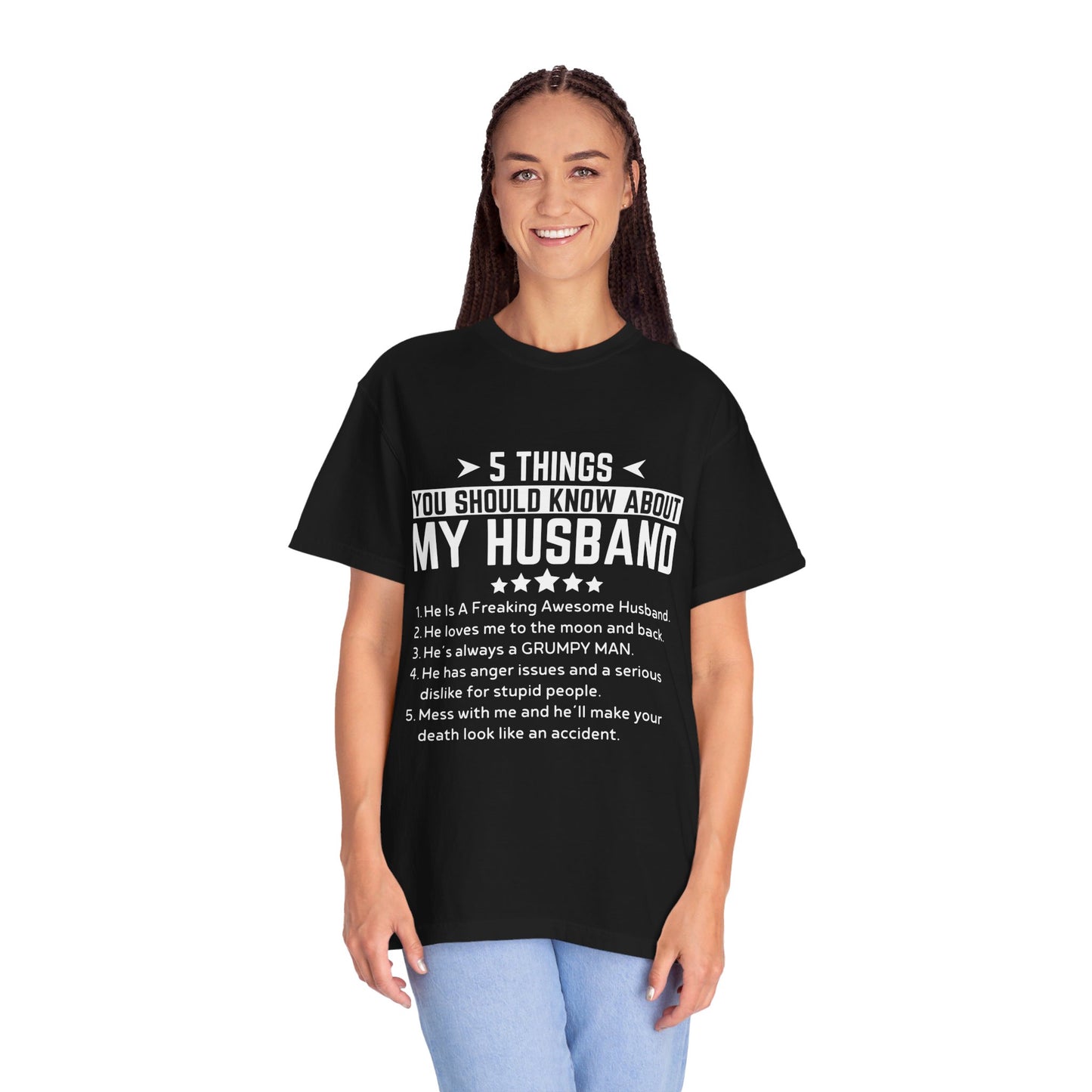 To My Wife | Unisex Garment-Dyed T-shirt