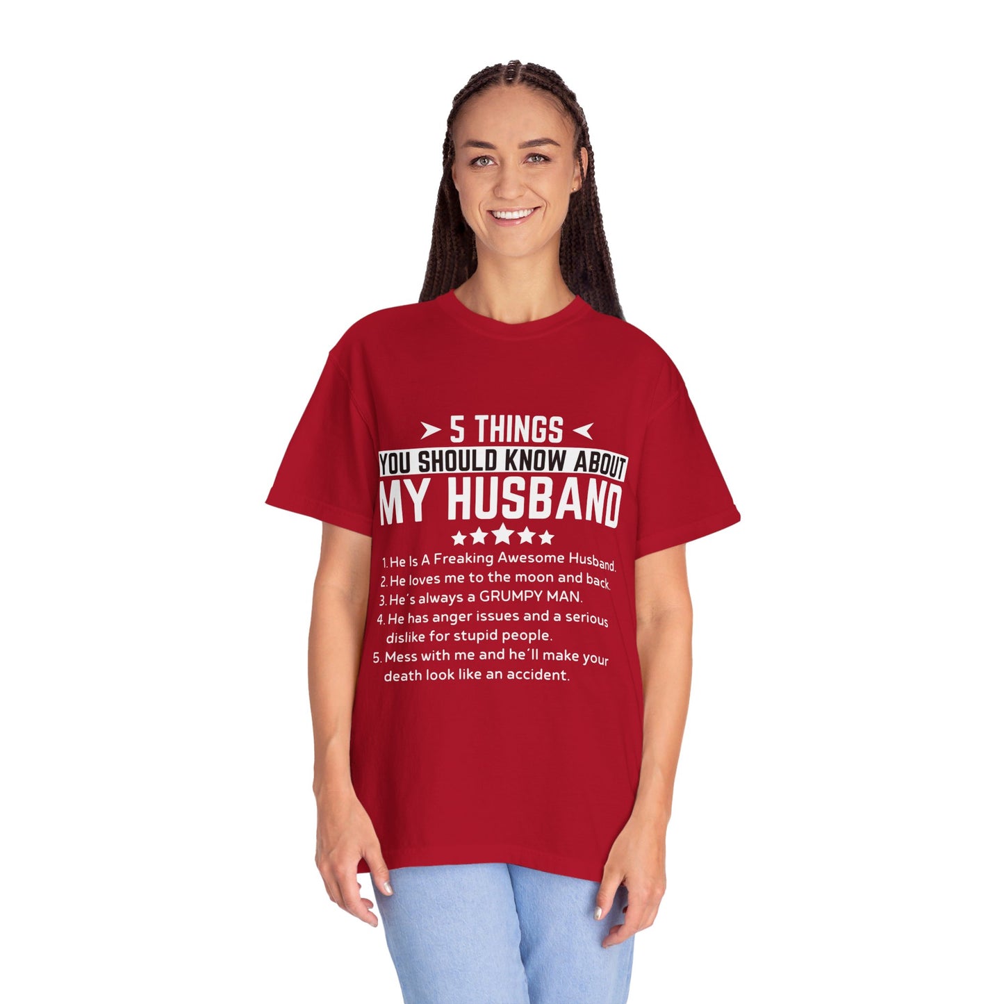 To My Wife | Unisex Garment-Dyed T-shirt