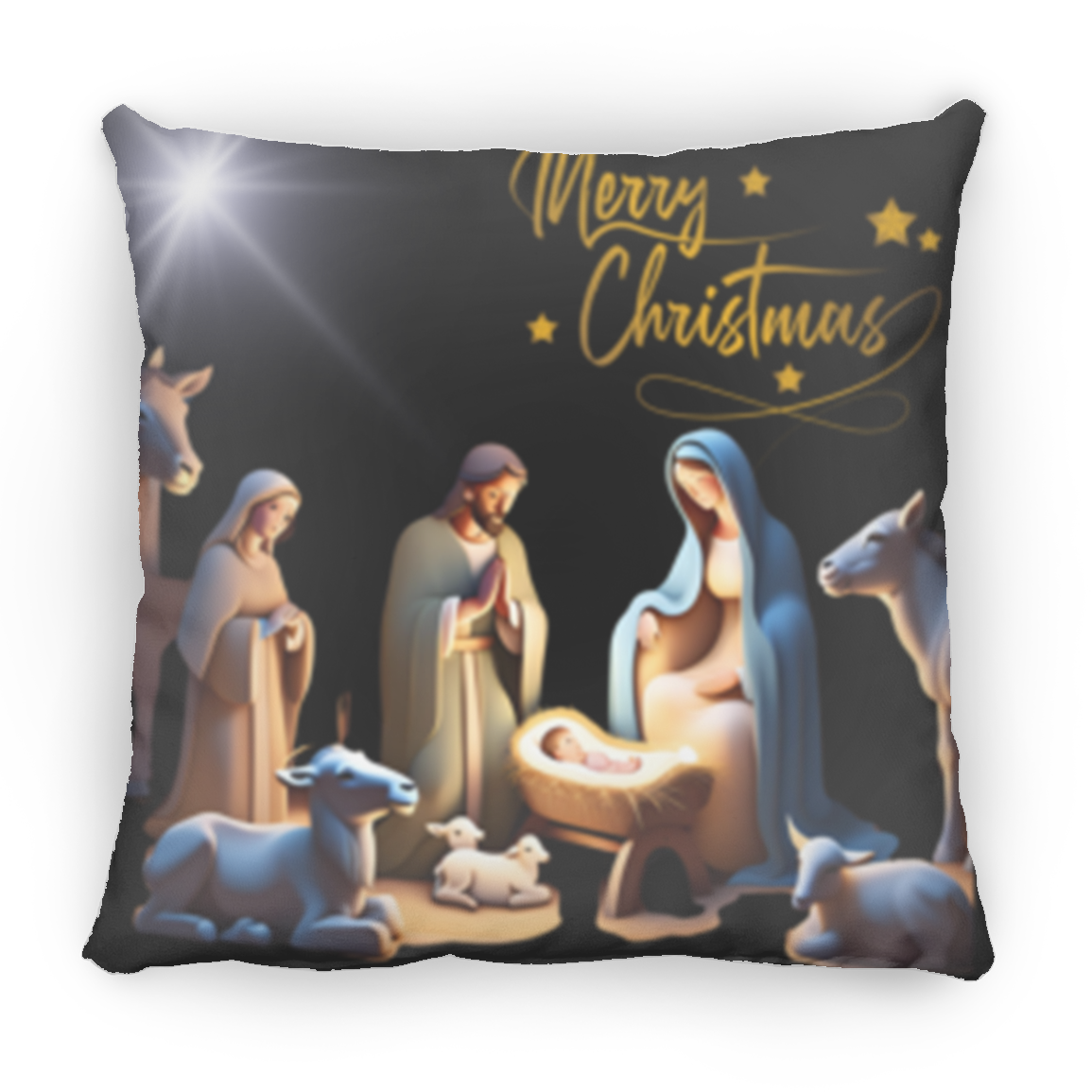 14x14 Christmas and Festive  Square Throw Pillow