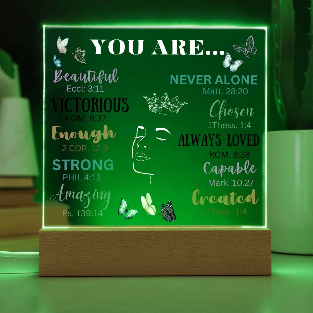 Acrylic Night Lamp, Affirmation gift ideas,  Best Gift Ideas to daughter , Gift from Dad to Daughter, Gift to mom, Birthday Gift ideas, Lamp Stand, lamp stand to Daughter, Mom and Daughter Gift, Gift to Mom from Daughter, Gift to Daughter from mom