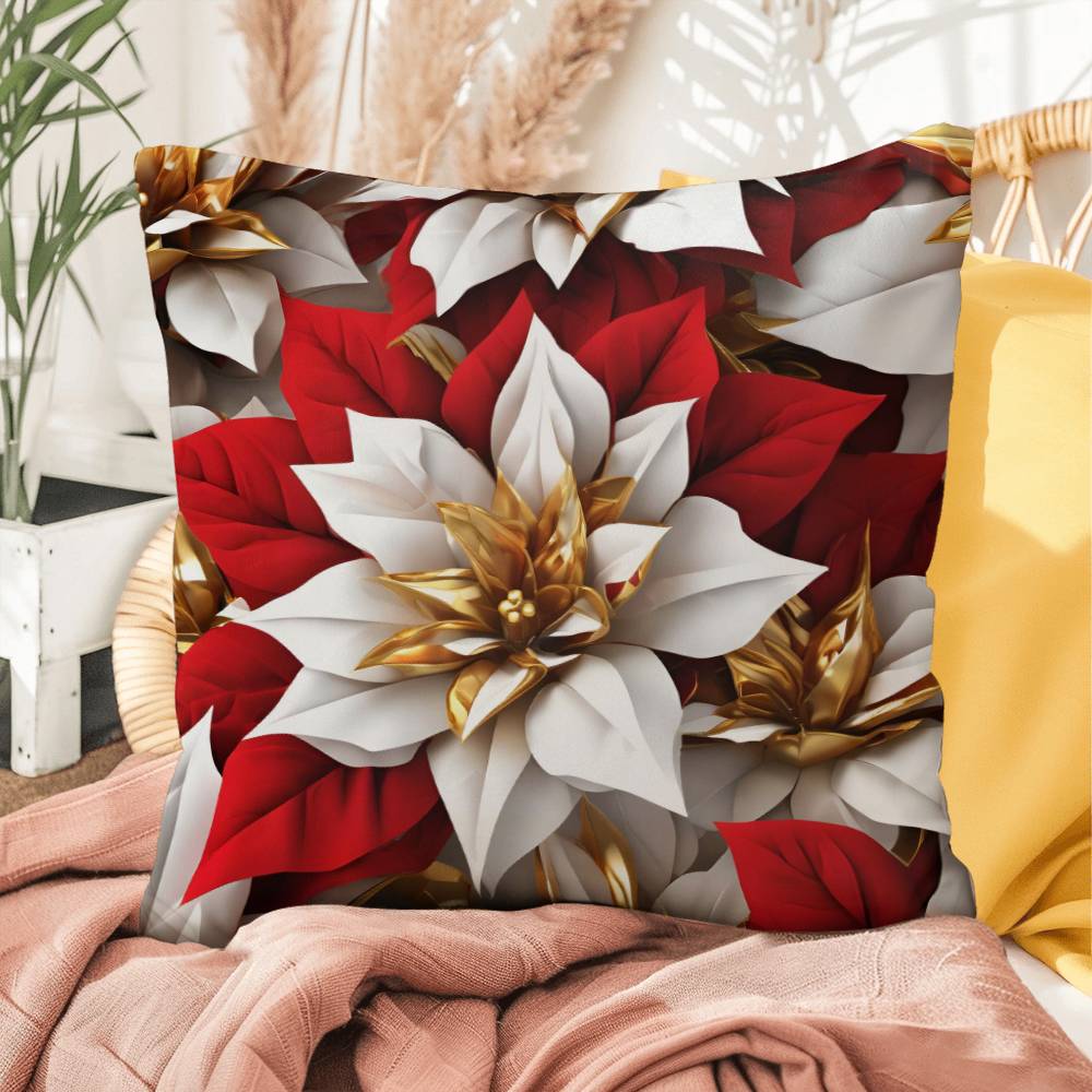 Holiday and Festive Christmas Pillow with Pillow Case, Decorative  Throw pillow